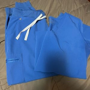 Figs Catarina too L, Zamora joggers XL- Royal Blue